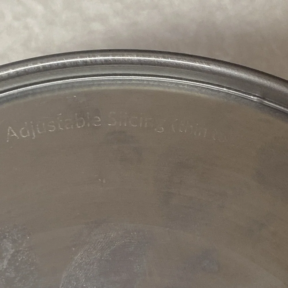 KitchenAid Food Processor Parts‎ Adjustable Slicing Disk Thin to Thick Stainless
